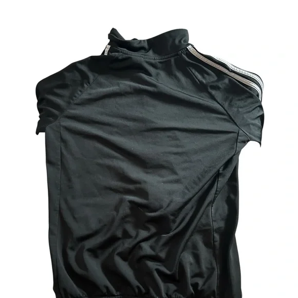 Adidas Black Jacket with White Accents - Picture 3 of 4